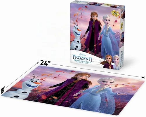Vista 4 de Prime 3D Disney Frozen - Rompecabezas 3D de 200 piezas, 24 x 18