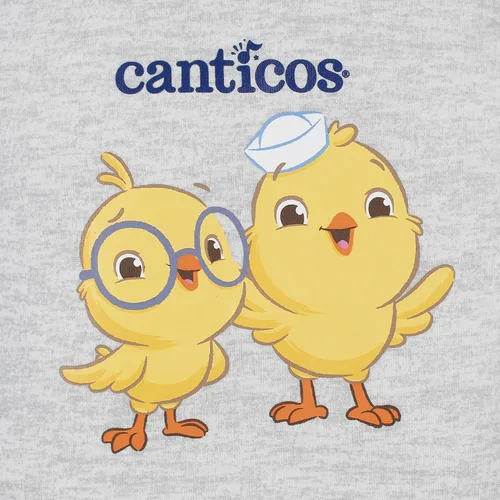 Vista 6 de Canticos Pijama de algodón unisex de 4 piezas para bebé