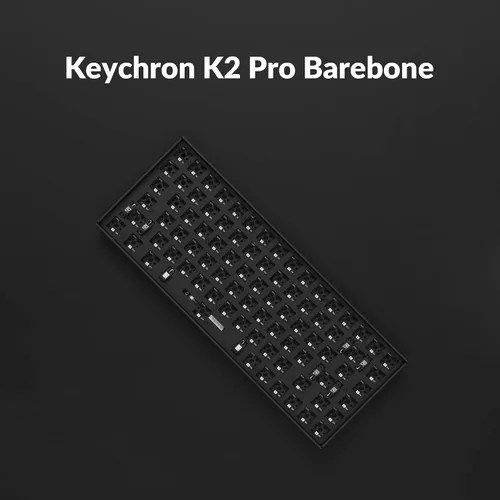 Vista 4 de Keychron Teclado mecánico K2 Pro con retroiluminación blanca K Pro Interruptor rojo - Negro