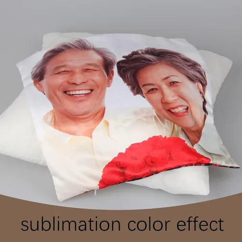 Vista 4 de 10 fundas de almohada de 16 x 16 pulgadas a granel, fundas de cojín blancas, fundas de almohada de transferencia de calor, fundas de almohada