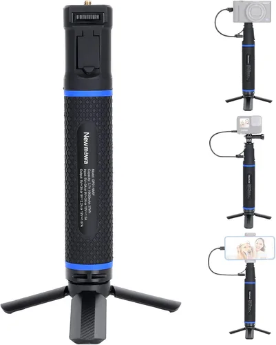 Vista 5 de Newmowa Luz de relleno para selfie+agarre de mano de potencia de 10000mAh