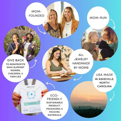 Vista 7 de SoulKu Collar hecho a mano, joyería de empoderamiento con cristal curativo, joyería inspiradora para mujeres, regalos para mamá y hermana, extensor