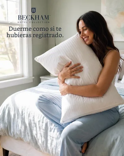 Vista 9 de Beckham Hotel Collection Protectores de Almohada Tamaño Queen Blancos con Cremallera Juego de 2, Fundas Protectoras de Almohada de Algodón Suave