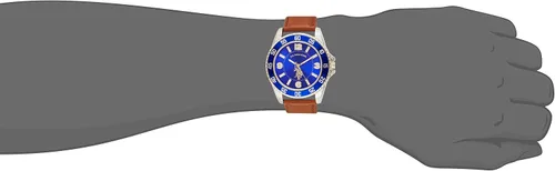 Vista 4 de U.S. Polo Assn. Reloj analógico de cuarzo marrón USC50479 para hombre, Marrón, Classic