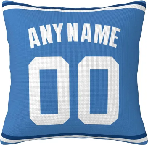 Vista 34 de Funda de almohada personalizada: Funda de almohada personalizada con cualquier nombre y número, regalo personalizado para fanáticos