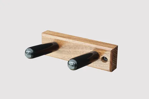 Vista 4 de Soporte de pared de espada vertical estándar (fabricado en los Estados Unidos) (nogal)