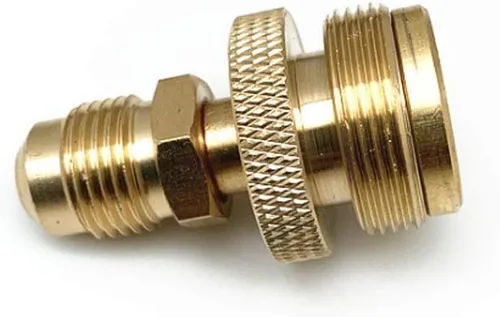 Vista 3 de Acxico 2 unids parrilla estufa 1lb tanque propano regulador adaptador conexión a 3/8" macho flare