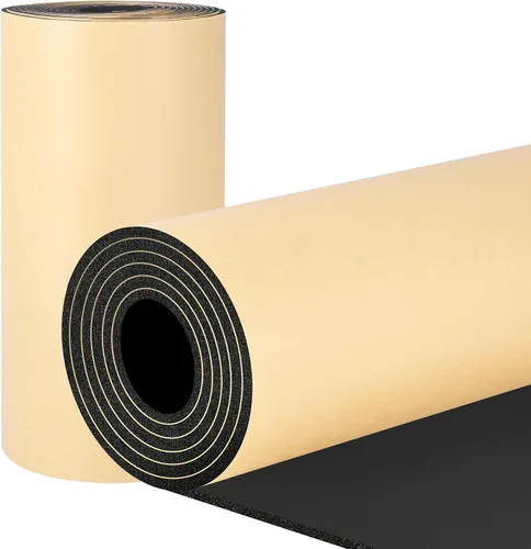 Vista 8 de Material de amortiguación de sonido para coches 157 mil (4 mm) 6 pies cuadrados Adhesivo Espuma de amortiguación de sonido automotriz Mate a prueba