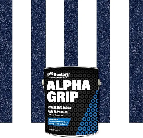 Vista 15 de Alpha Grip Pintura Antideslizante para Concreto y Asfalto – Revestimiento Antideslizante Ideal para Marcar Estacionamientos, Patios de Juegos y Negro