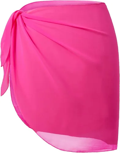 Vista 2 de CARDYDONY - Cubierta de traje de baño para mujer, con falda envolvente, pareo, bikini, playa