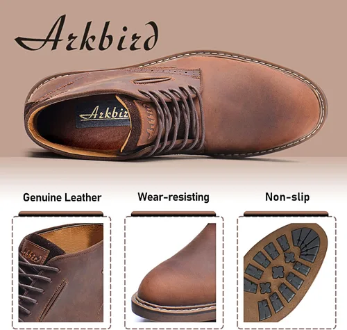 Vista 5 de Chukka - Botas a la moda, cómodas y de estilo oxford casual, al tobillo, botas con cordones
