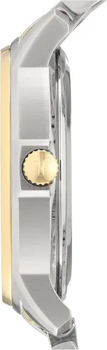 Vista 2 de Tissot Mens Automatics III - Caja de acero inoxidable 316L con revestimiento de PVD oro amarillo gris acero inoxidable 19 T0654302205100 Gris Reloj