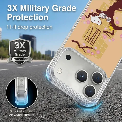 Vista 508 de Carcasa de gel para iPhone 7 Plus/iPhone 8 Plus, diseño de Snoopy Oriental de Peanuts, Badges