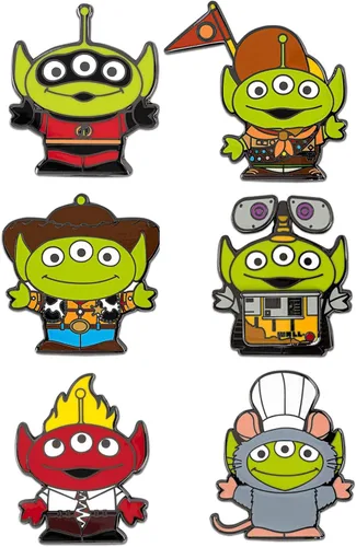 Vista 2 de Loungefly X Pixar Toy Story Aliens - Pin esmaltado, Esmalte