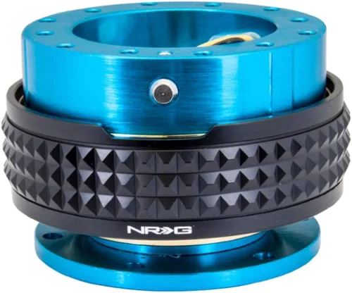 Vista 8 de NRG Innovations SRK-210BK/BK Kit de liberación rápida (cuerpo negro / anillo pirámide negro)