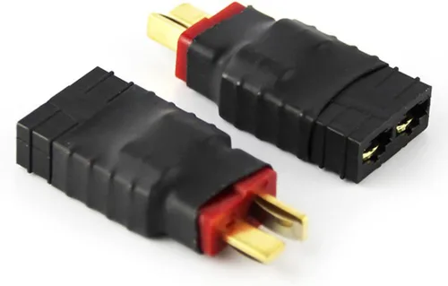 Vista 2 de 4 PCS macho Deans T Plug a macho hembra adaptador conector RC cargador de batería adaptador