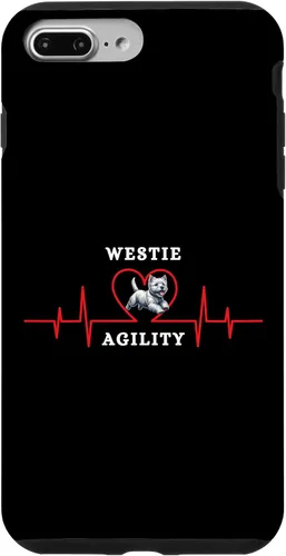 Vista 9 de iPhone 14 Plus Dog Agility - mi corazón late para Westie Agility Case