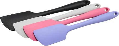 Vista 3 de Chef Craft Espátula angular de silicona premium, 11 pulgadas, color negro