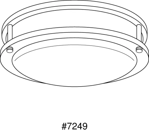 Vista 2 de Progress Lighting P7249-17430K9 COMM CTC de una sola luz con módulo LED DC, bronce urbano
