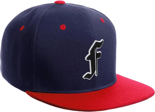 Vista 408 de Daxton Gorra clásica con visera de billete plano con letras del alfabeto inglés antiguo de la A a la Z