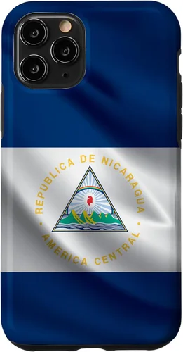 Vista 29 de Funda con la bandera de Nicaragua para iPhone 17