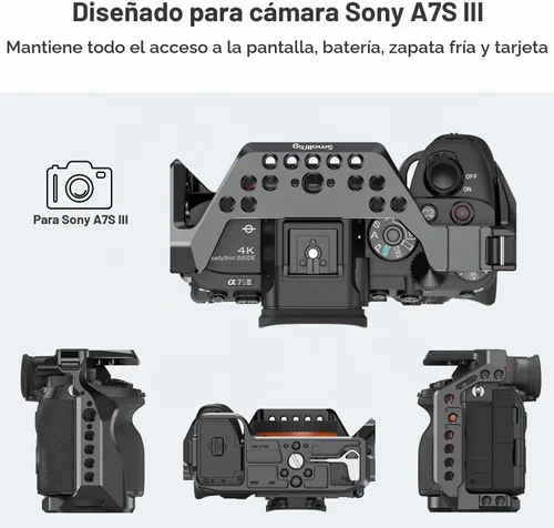 Vista 3 de Armazón para cámara SmallRig solo para Sony Alpha 7S III / A7S III / A7SIII
