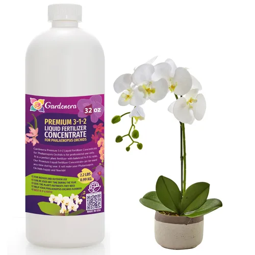 Vista 4 de GARDENERA Fertilizante Líquido Concentrado Multiusos Premium 3-1-2 para Todas las Plantas y Flores de Interior - Promueve el Crecimiento de Biomasa