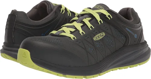 Vista 7 de KEEN Utility Zapatillas de trabajo industriales Vista Energy de baja altura con punta compuesta para hombre, ImánGreen Glow, 10.5 Wide
