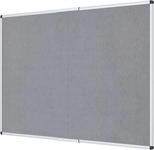 Vista 10 de VIZ-PRO Tablero de anuncios de fieltro azul, 36 X 24 pulgadas, marco de aluminio plateado