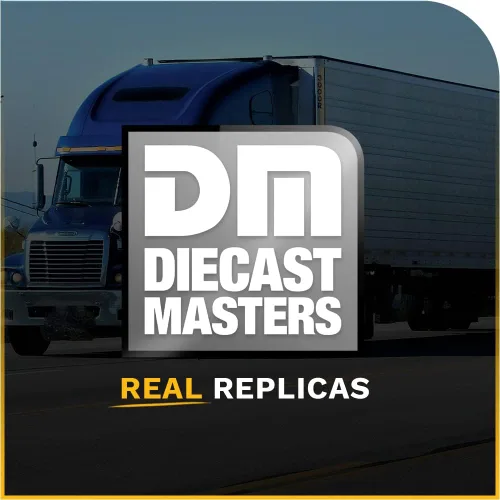 Vista 8 de Freightliner Cascadia SBFA Tándem a escala 1:50 con durmiente de 72" - Amarillo - Serie Transport Modelo coleccionable fundido a presión a escala