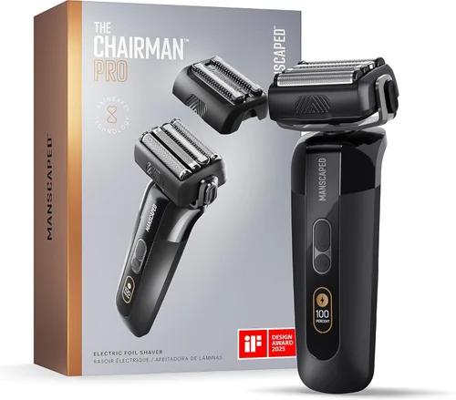 Vista 9 de MANSCAPED® The Chairman™ PRO - Hoja de Repuesto SkinSafe® de Lámina para Hombres - Recortadora de Lámina de Cuatro Hojas de Acero Inoxidable