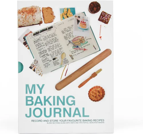 Vista 7 de Suck UK Diario de repostería – Cuaderno de recetas en blanco de tapa dura – Crea tu propio libro de cocina y diario de alimentos – Regalo ideal