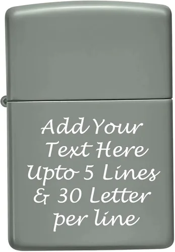 Vista 43 de Mechero personalizado Zippo Classic resistente al viento con grabado (1941 Negro Hielo)