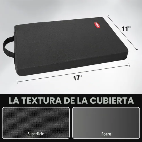 Vista 5 de WORKPRO Almohadilla para Arrodillarse de 17" con Cubierta Removible, Almohadillado Suave para la Rodilla, Almohadilla Grande de Espuma