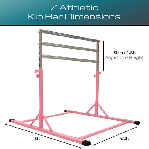 Vista 4 de Z Athletic Kip Bar and Folding Gymnastics Mat