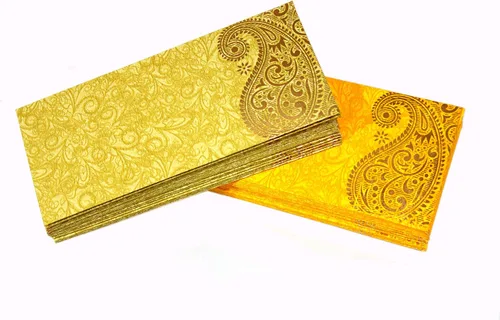 Vista 6 de eSplanade Lifafa - Sobres de regalo para dinero, paquete de 50 unidades, multicolor, perfectos para bodas, invitaciones, fotos, graduación, baby