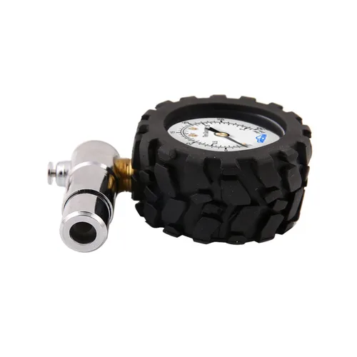 Vista 6 de GODESON Presta - Medidor de válvula Presta, medidor de presión de neumáticos con rango de alivio de presión de aire de bicicleta a 0-30PSI /0-2BAR