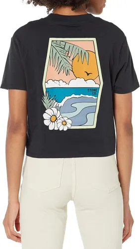Vista 2 de Volcom Camiseta de manga corta con esfera de bolsillo para mujer