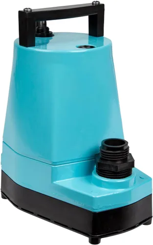 Vista 8 de Little Giant 5-MSP 115-Volt, 1/6 HP, 1200 GPH, Bomba de utilidad manual de aluminio, cable de 10 pies, azul, 505000