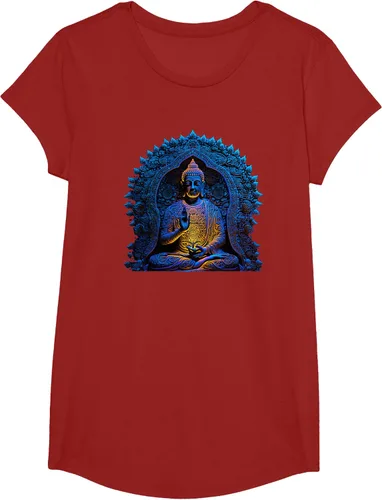 Vista 84 de Estatua de Buda Yoga Budismo Zen Buddhism Meditation T-Shirt Negro