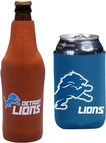 Vista 44 de Soporte aislante para latas y botellas de fútbol americano enfriador de bebidas Huggie (Nueva Orleans (Saints) - Negro) Nueva Orleans (Santos)