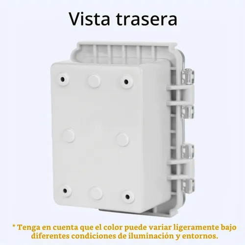 Vista 6 de LeMotech Caja Eléctrica, IP67 Impermeable con Bisagras Cubierta Transparente Pestillo de Acero Inoxidable Caja de Conexiones, Carcasa Eléctrica