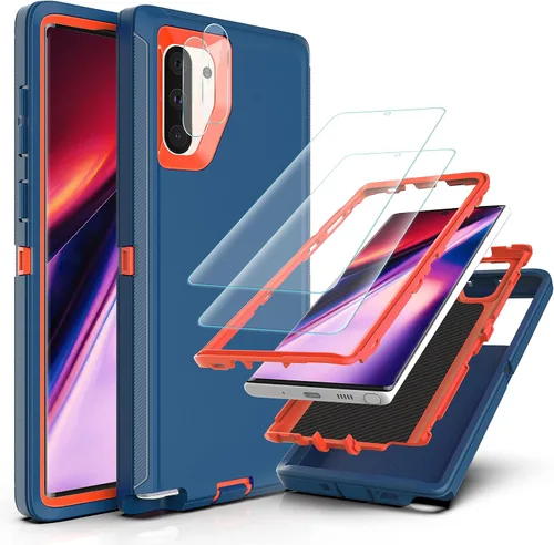 Vista 15 de YmhxcY Funda para Note 10 con película de TPU flexible autorreparable (paquete de 2) y película protectora de pantalla para lente de cámara