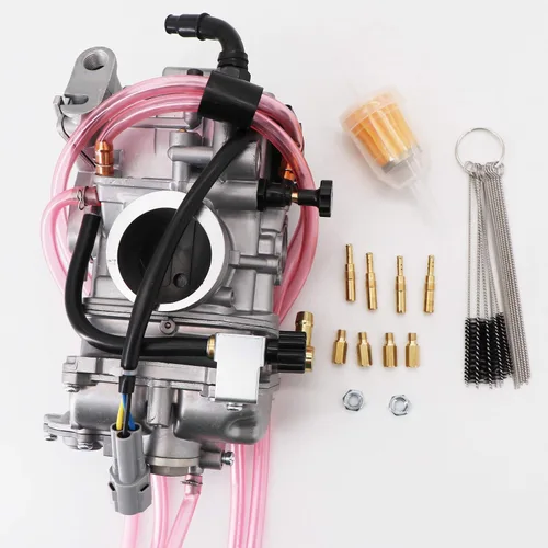 Vista 3 de KIPA Carburador para Yamaha WR250 WR250F YZ250F 2001-2013 FCR38 FCR 1.496 in Rendimiento Carb lateral plano Reemplazar # 5XC-14101-G0-00