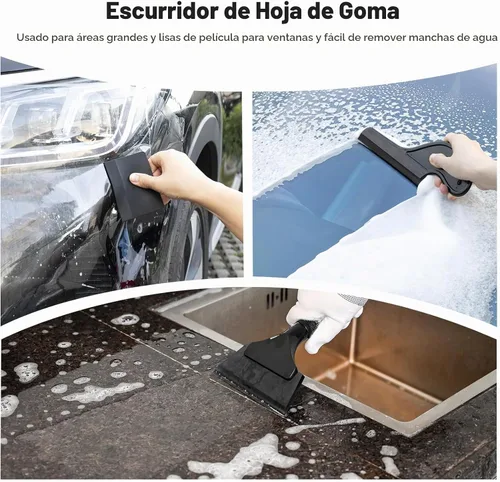 Vista 5 de Kit de tintado de ventana Gomake Herramienta de envoltura de vinilo para coche Juego de herramientas de tintado de parabrisas y ventana trasera