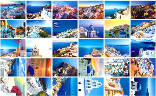 Vista 11 de HOSTEESSCHOICE Tarjetas postales de viaje, juego de 30 tarjetas postales variadas que representan sitios de viajes de fama mundial, postales