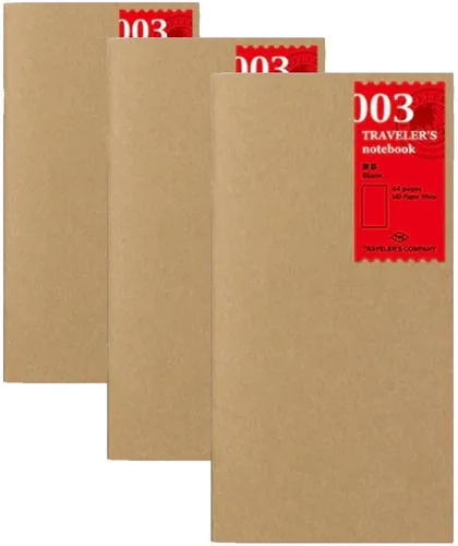 Vista 10 de Midori Cuaderno del viajero (Recarga 003) en blanco