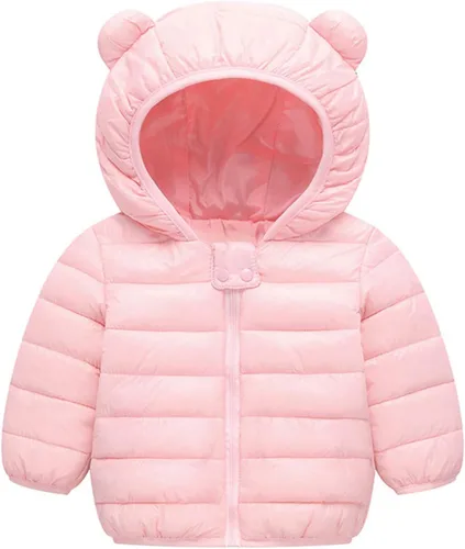 Vista 8 de Abrigos de invierno de estilo inflado con capucha para bebé 07 negro