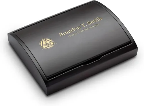 Vista 2 de Executive Gift Shoppe Juego de regalo de pluma y lápiz de tres piezas con tema dentista - Personalizado