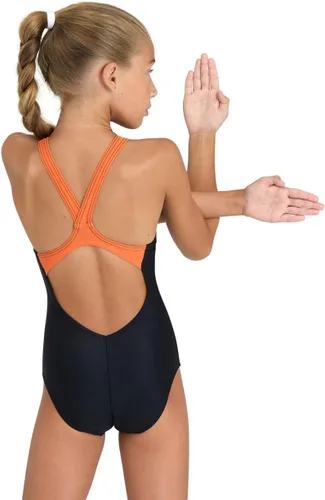 Vista 3 de Arena Bañador con espalda en V Feel Mark para niñas